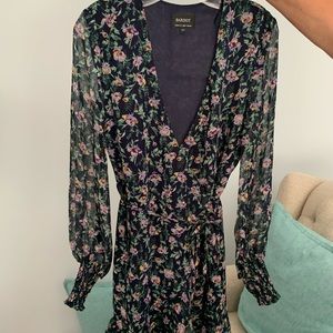 Floral long sleeve dress
